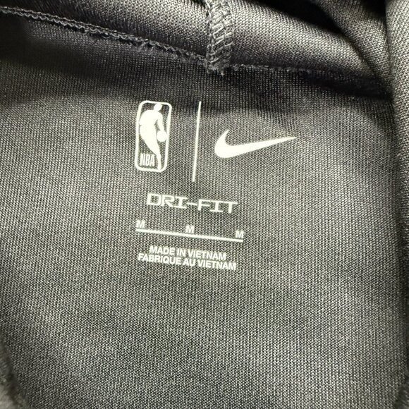 Atlanta Hawks Nike Hoodie Men M Black DRI-FIT Pullover Performance Sweatshirt - Picture 5 of 14
